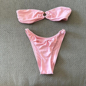 House of CB High Waist Bandeau Bikini